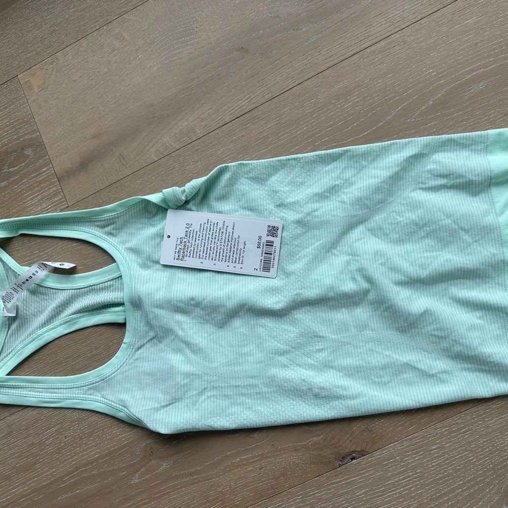 Lululemon Light Green Racerback Tank